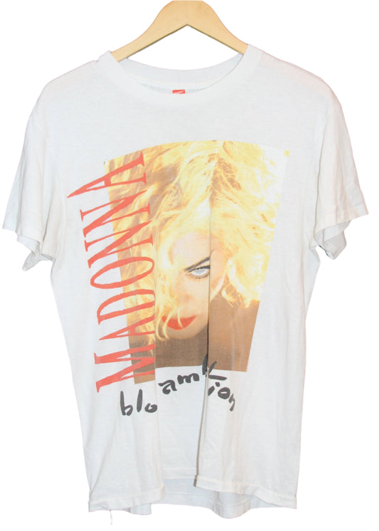 1990 VINTAGE MADONNA BLOND AMBITION TOUR TEE (L)