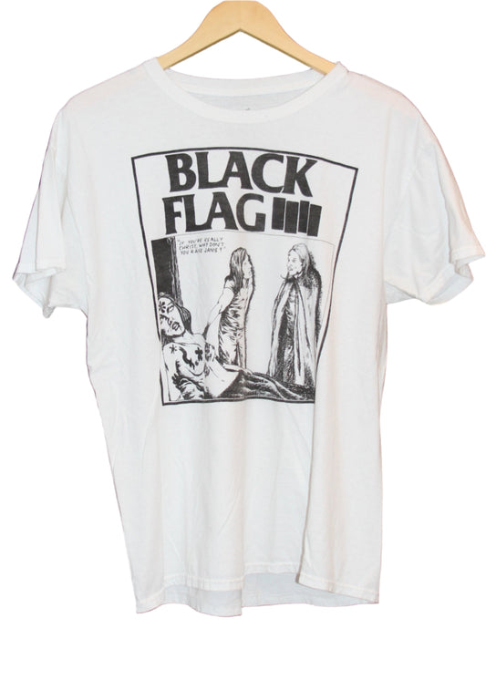 Y2K BLACK FLAG TEE (L)