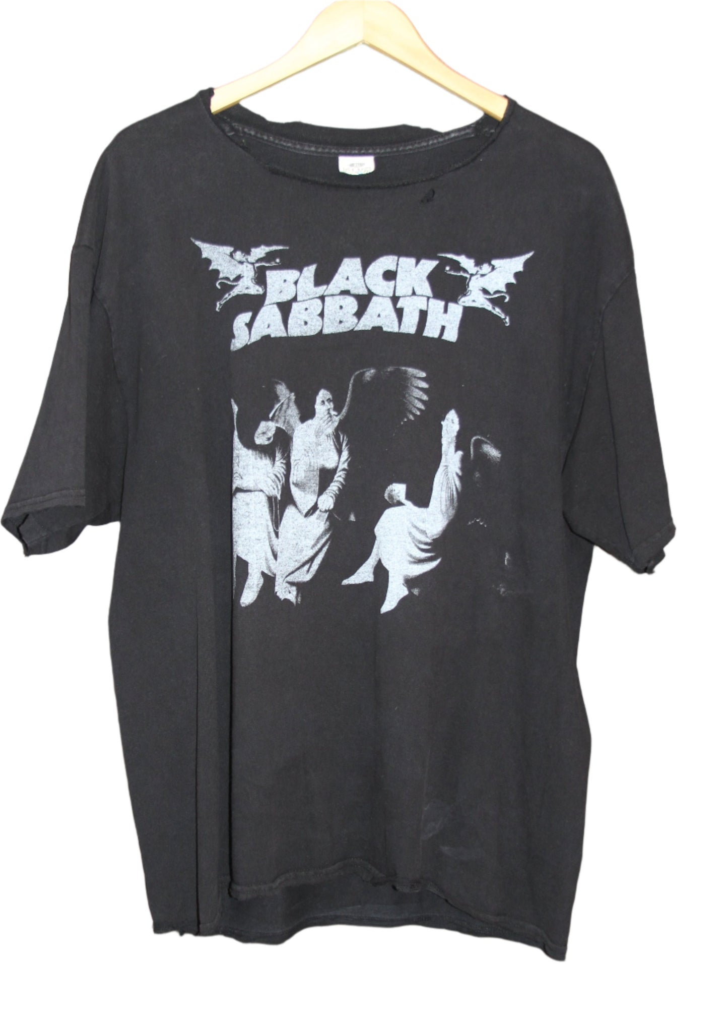 Y2K THRASHED BLACK SABBATH TEE (XL)