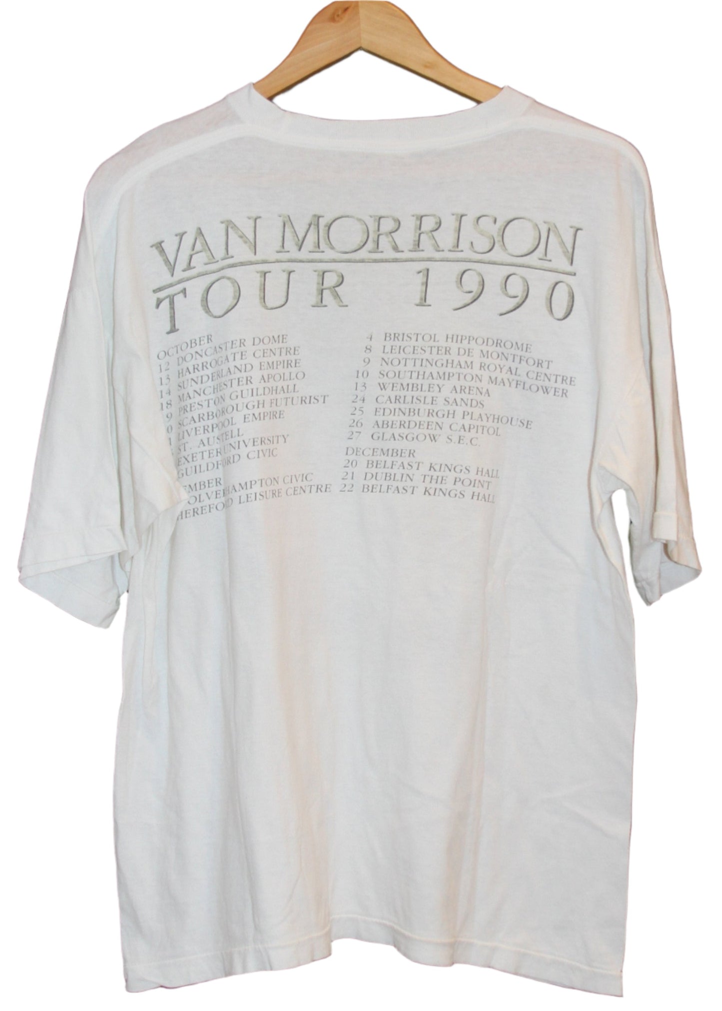 1997 VAN MORRISON TOUR TEE (XL)