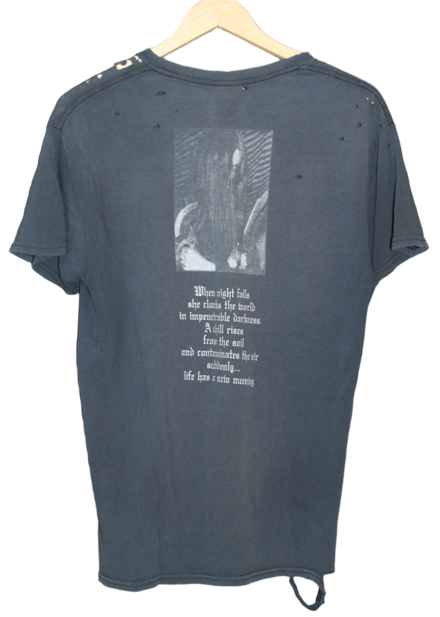 THRASHED VINTAGE BURZUM TEE (L)