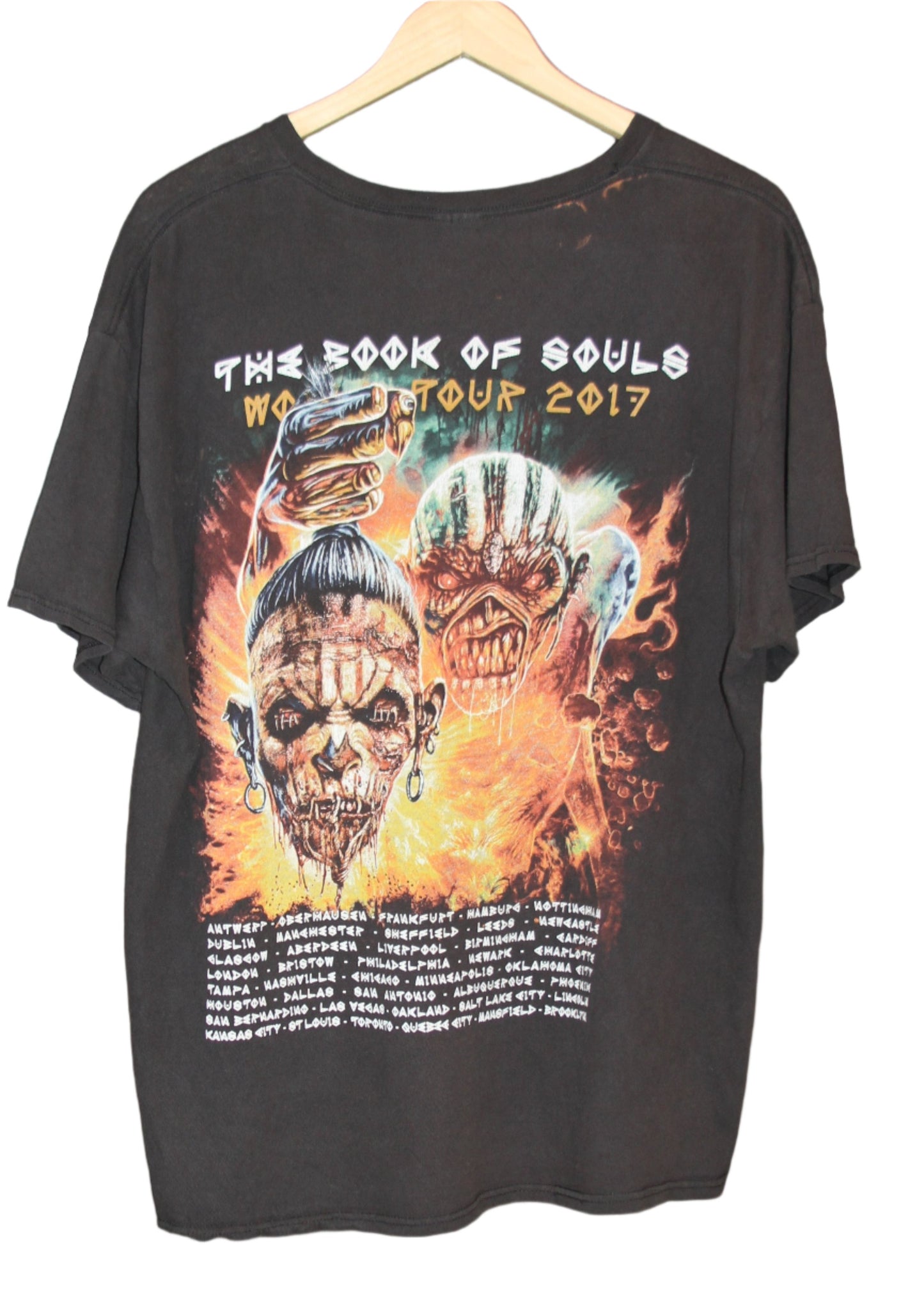 2017 IRON MAIDEN TOUR TEE (XL)